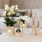 Kolibri Home I Pearl pot - Travertine - Ø12cm by Kolibri Company