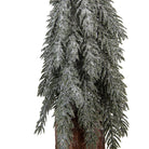 Mini Artificial Christmas Tree Ø 15x44 cm Green Wood by Clayre & Eef.