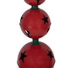 Christmas Decoration Statue Ø 31x193 cm Red Green Metal by Clayre & Eef.