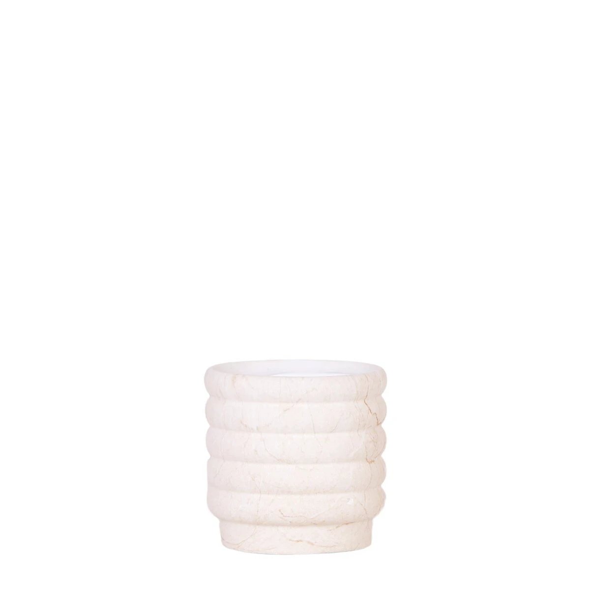 Kolibri Home | Marble pot - Light - Ø9cm by Kolibri Company