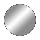 Jersey Mirror - Brass Look, Steel, Ø40cm by EMIRELLE