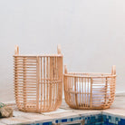 Laundry Basket | Plant Basket | Storage Basket JEMUH Made of Rattan (2 sizes) by Soeji