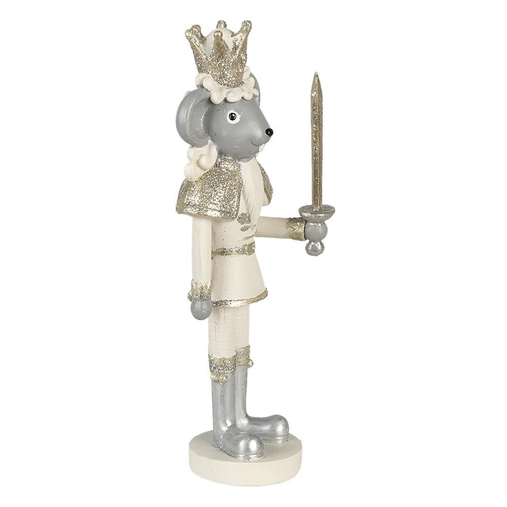 Decorative mouse (set of 2) 6x5x17 cm by Clayre & Eef.