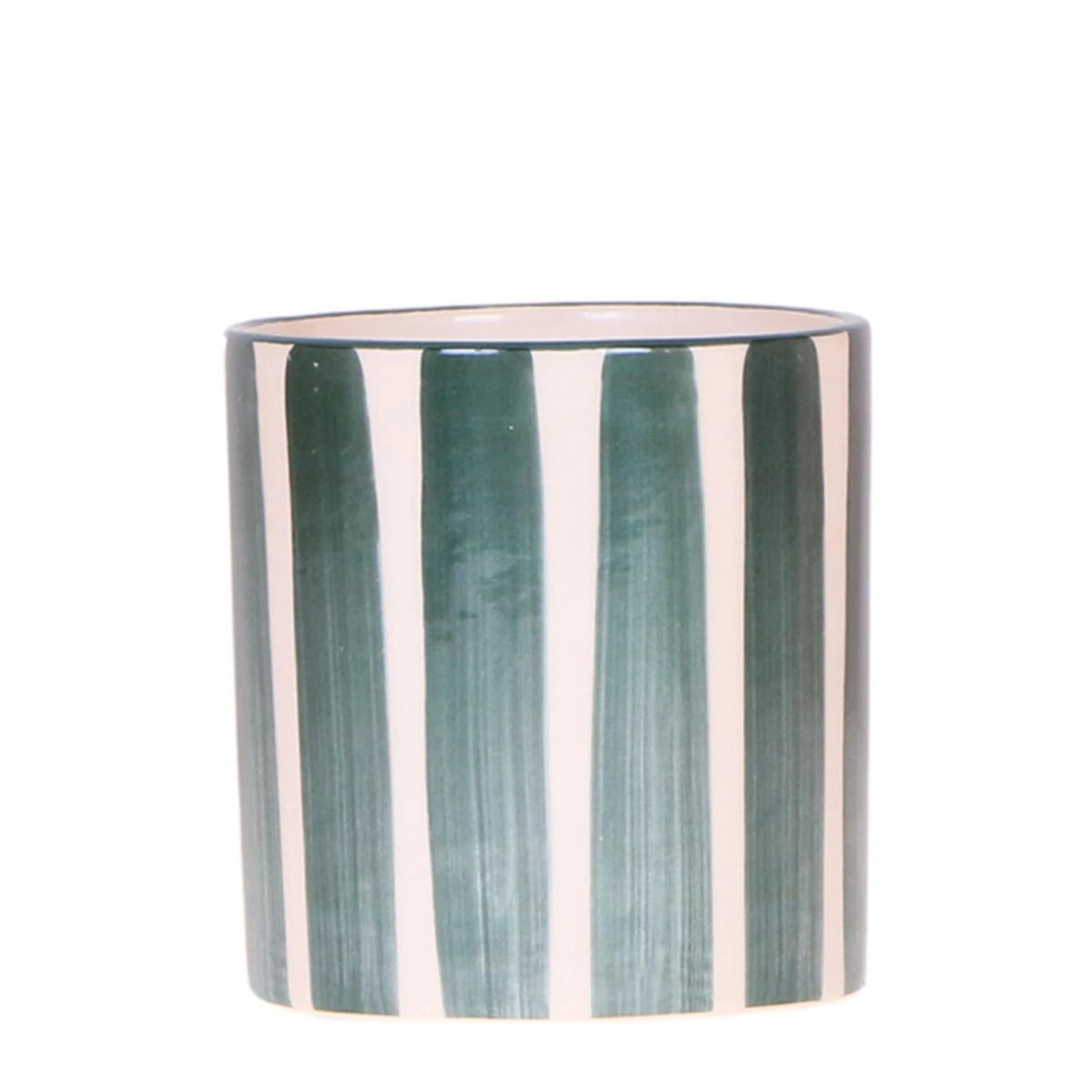Hummingbird Home | Painted stripe - Green - Ø9cm by Kolibri Company