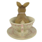 Decoration Rabbit Brown 8x7x8 cm by Clayre & Eef.