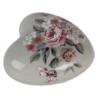 Decoration Heart 8x8x4 cm Flowers by Clayre & Eef.