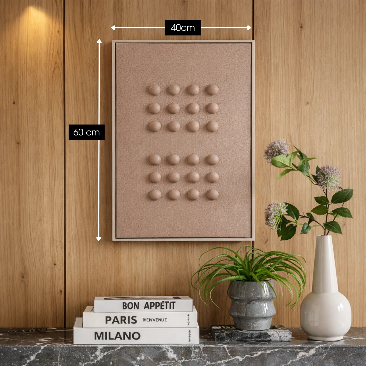 Wall decoration Dark brown by Mica Decorations