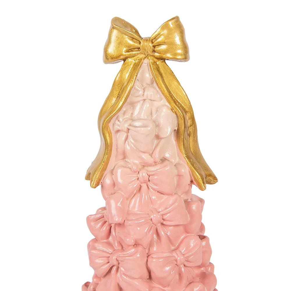 Decoration Image Cake Ø 12x29 cm Pink Plastic by Clayre & Eef.