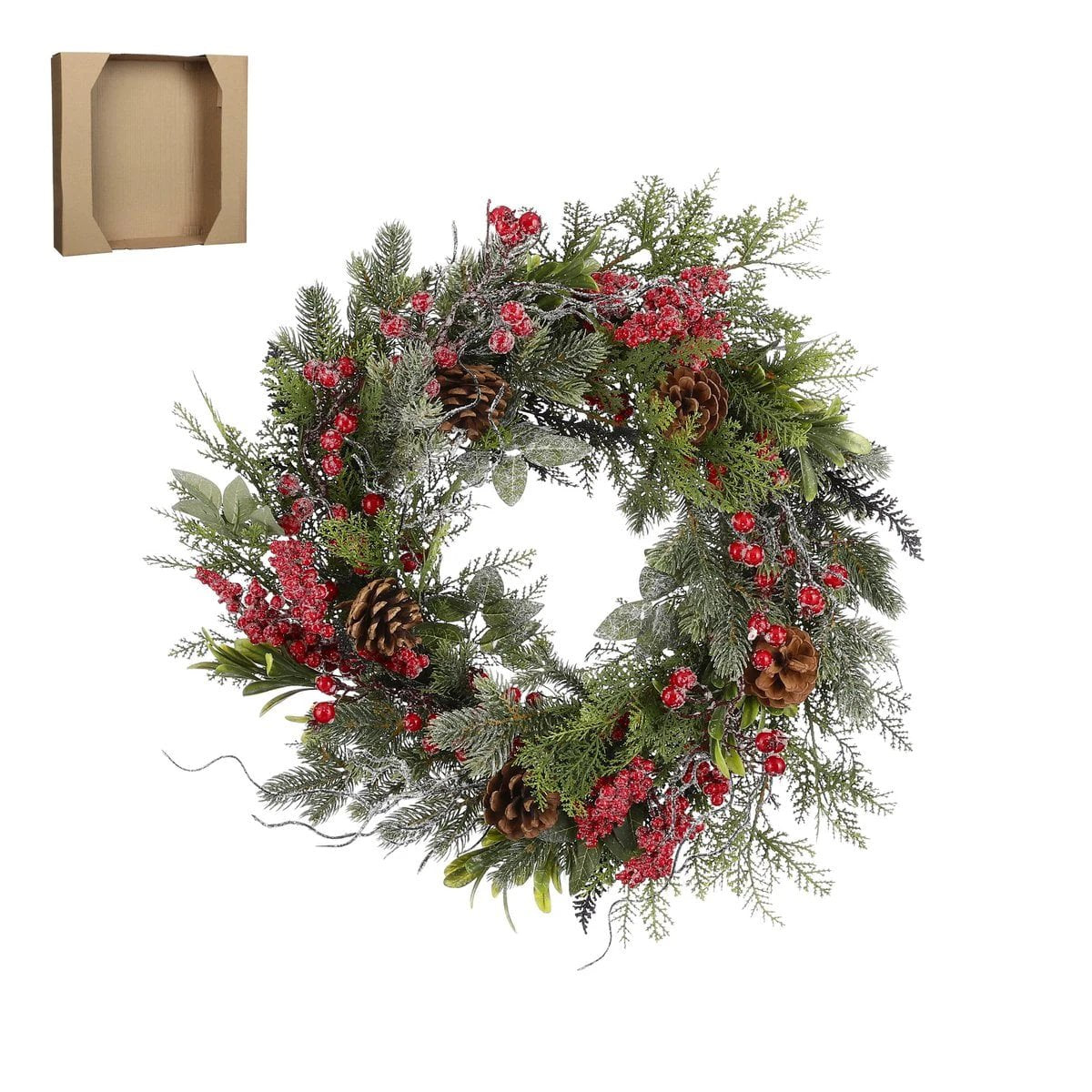 Christmas wreath Randell Red by House of Seasons