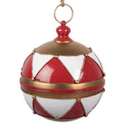 Christmas Decoration Image Christmas Ball Ø 31x36 cm Red Metal by Clayre & Eef.