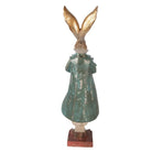 Decoration Statue Rabbit 14x12x47 cm Gold-colored Plastic by Clayre & Eef.