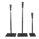 Candlestick (set of 3) 16x10x52 / 16x10x49 / 10x9x35 cm by Clayre & Eef.