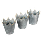 Dekorativer Pflanzenhalter (3) Ø 29x29 / Ø 26x27 / Ø 22x24 cm von Clayre & Eef.