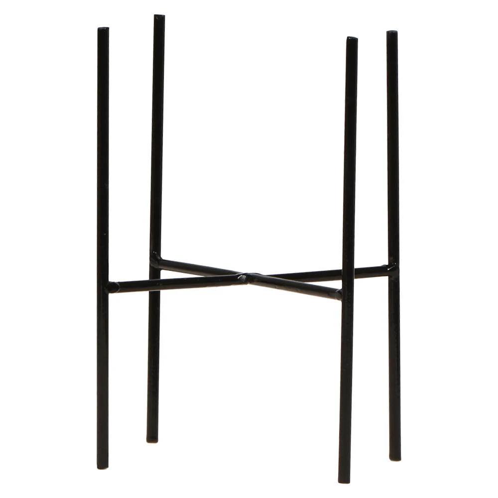 Hummingbird Home | Plant stand - Black metal plant raiser Ø12cm by Kolibri Company
