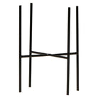 Hummingbird Home | Plant stand - Black metal plant raiser Ø12cm by Kolibri Company