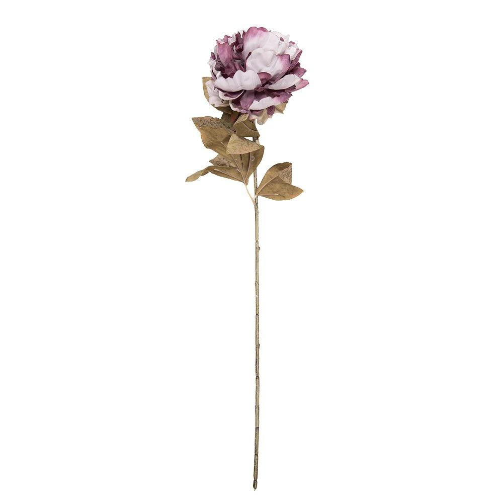 Artificial flower 70 cm Purple plastic by Clayre & Eef.