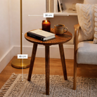 Side table Pomante Dark brown by Mica Decorations