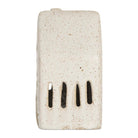 Decoration house with LED 6x5x10 cm Beige ceramics by Clayre & Eef.