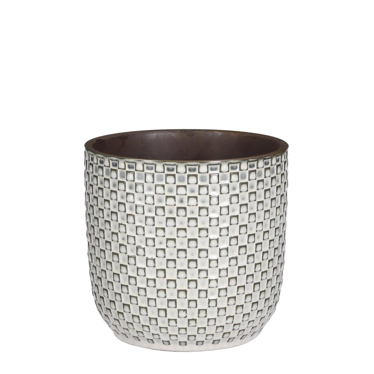 Flowerpot inside Daan Wit by Mica Decorations