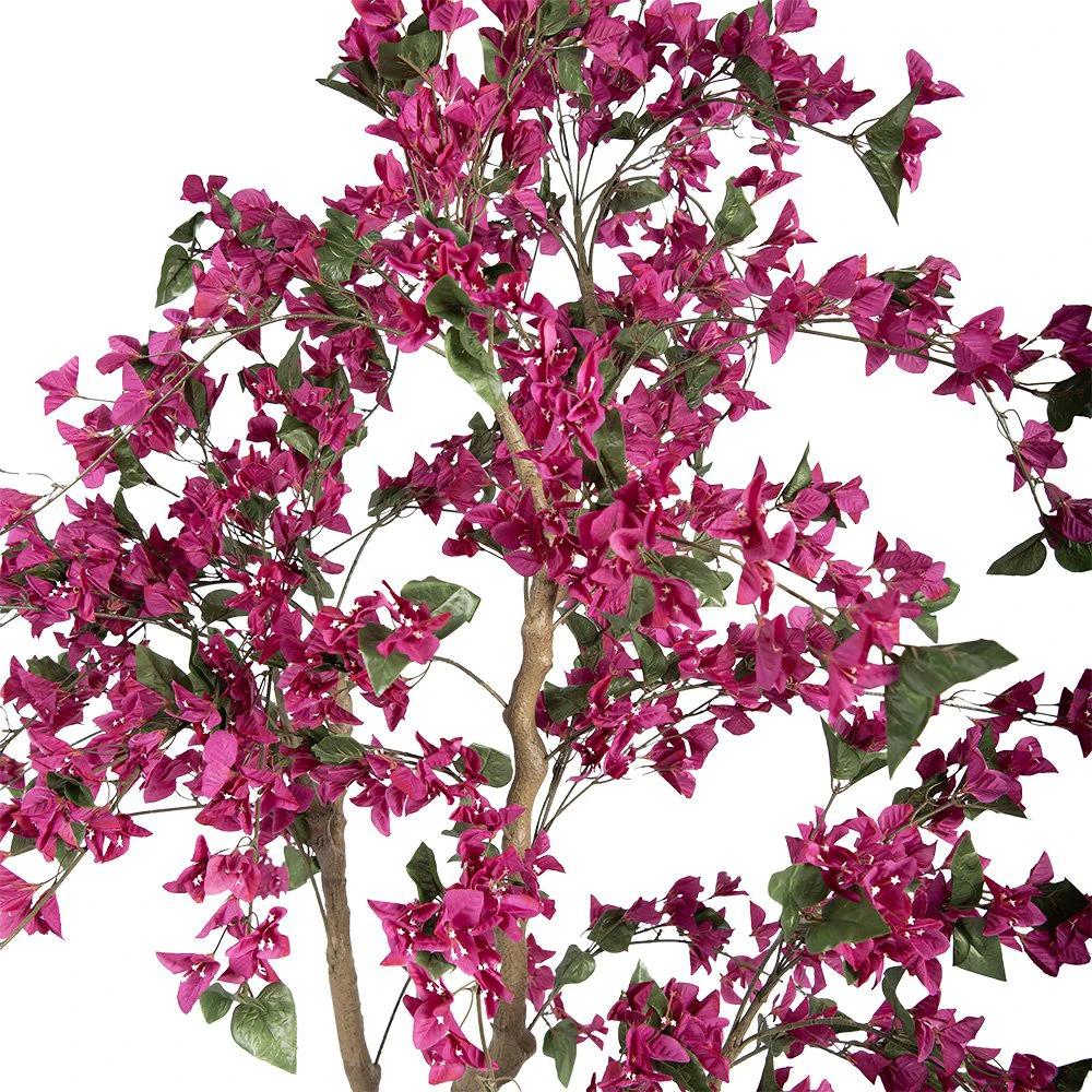 Künstlicher Baum Bougainvillea 80x80x180 cm Rosa Kunststoff von Clayre & Eef.