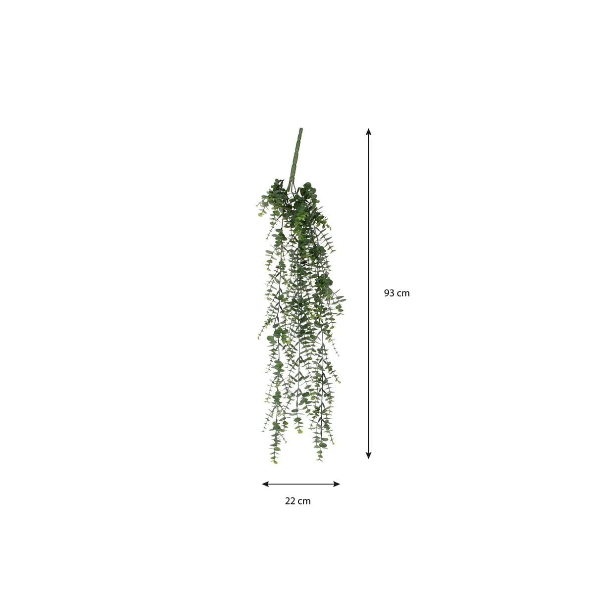 Artificial hanging plant Green by Mica Decorations