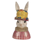 Decoration Statue Rabbit 26x19x50 cm Beige Plastic by Clayre & Eef.
