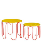 Side table set Dione Yellow by Mica Decorations