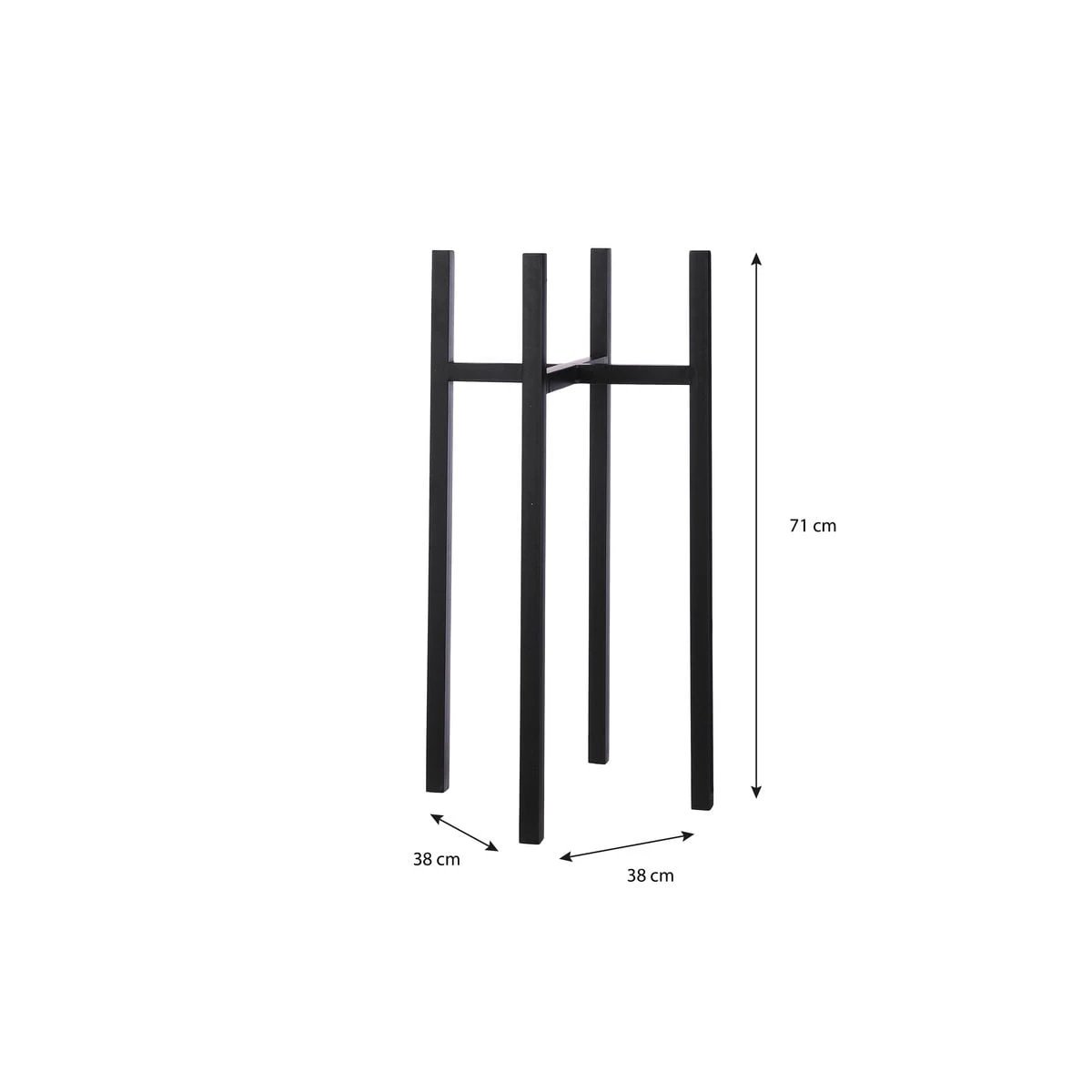 Plant stand Ascot Black by Mica Decorations