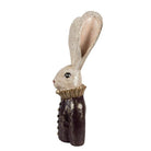 Rabbit statue 42 cm White Gold-colored Polyresin Easter decoration by Clayre & Eef.
