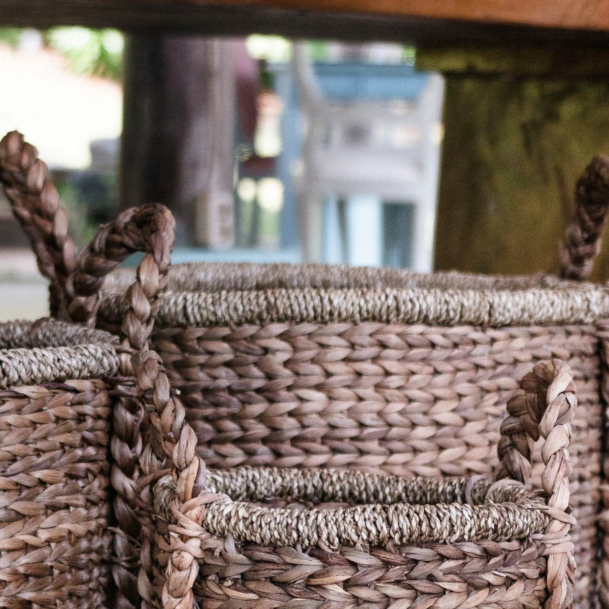 Plant | Basket Storage Basket | Laundry Basket CANGGU made from Water Hyacinth (3 sizes) by Soeji