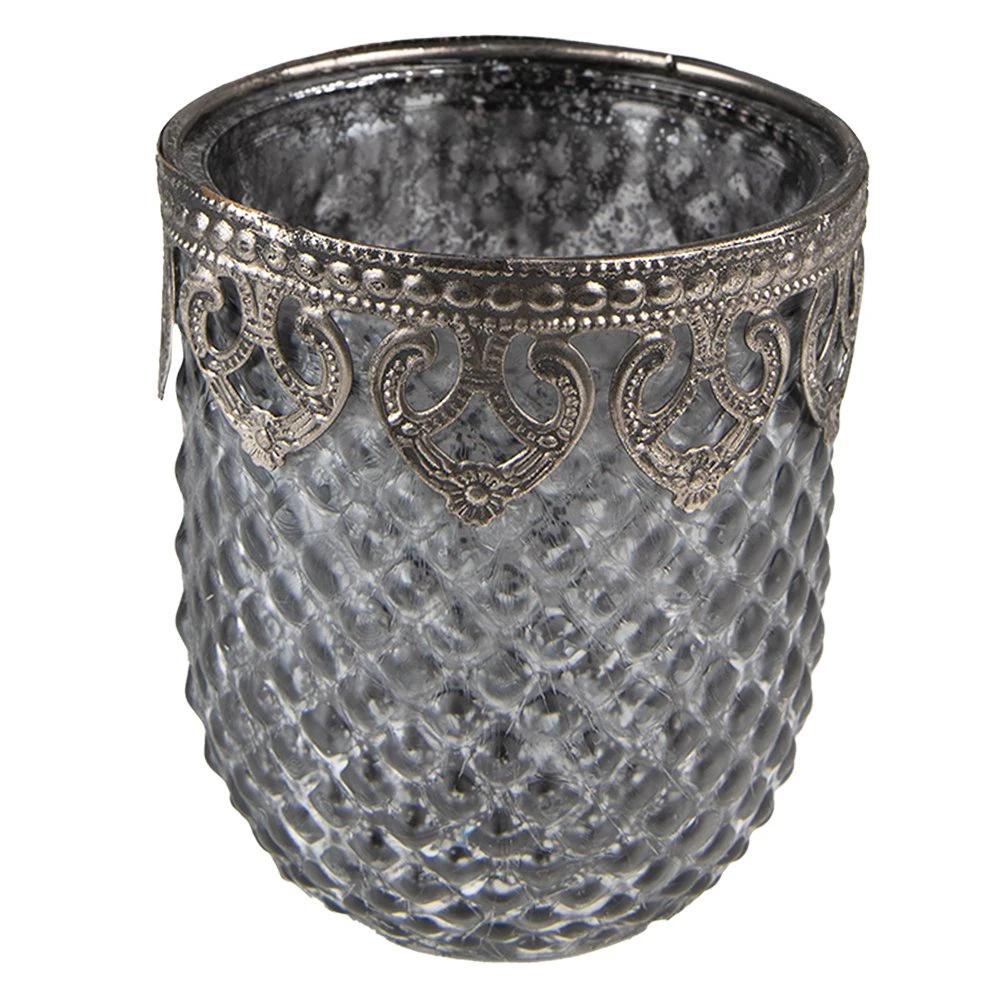 Tealight holder Ø 8x9 cm by Clayre & Eef.