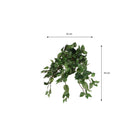Artificial hanging plant Scindapsus hanging Green by Mica Decorations