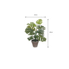 Artificial plant Monstera green by Mica Decorations