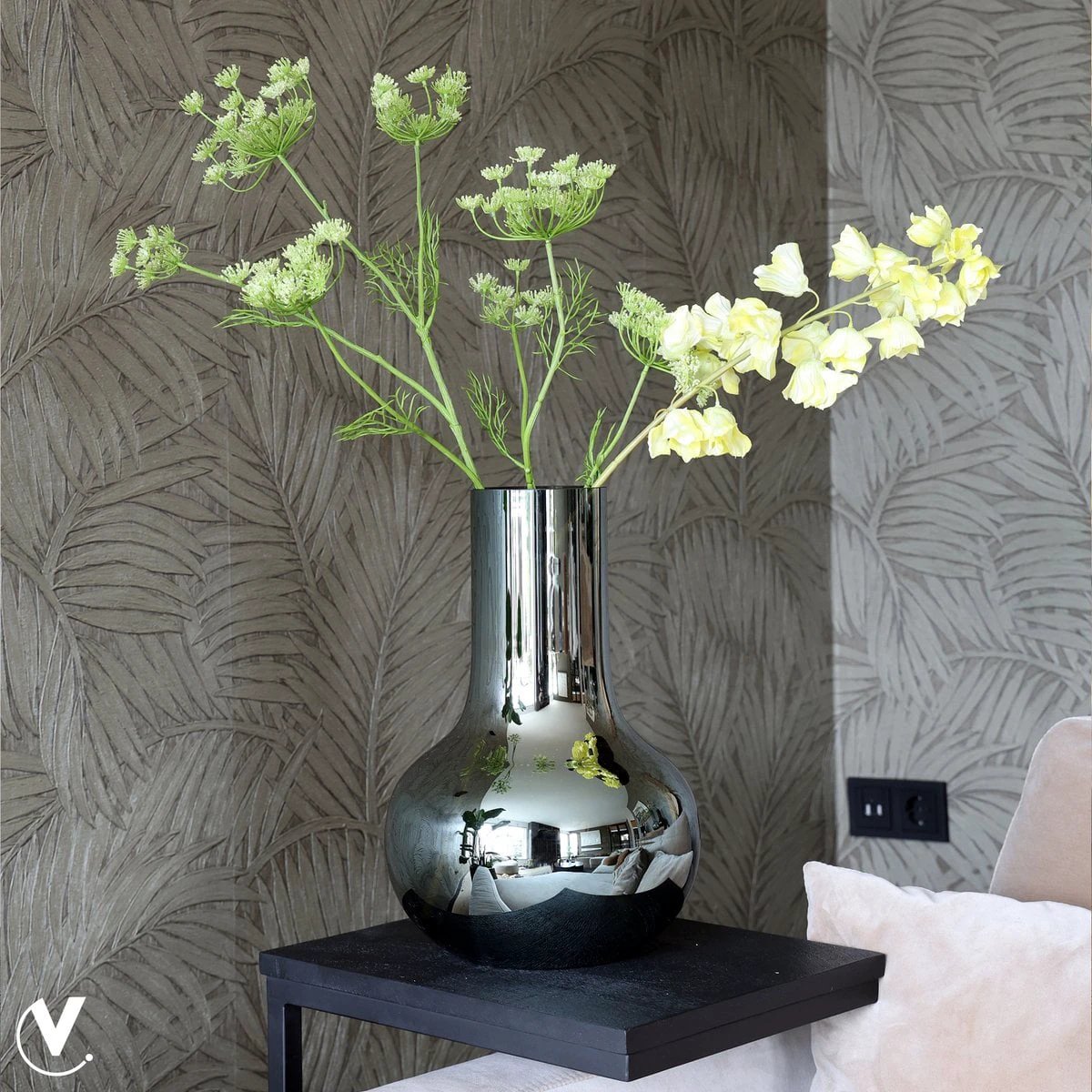 Vaas - Seim S gloss grey by Vase The World