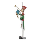 Decoration image nutcracker 65x71x218 cm white green metal by Clayre & Eef.