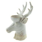 Tealight holder Reindier 21 cm Beige Brown Porcelain Waxinight holder by Clayre & Eef.