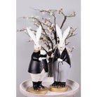 Decoration rabbits (set of 2) 13x11x34 / 13x11x34 cm by Clayre & Eef.