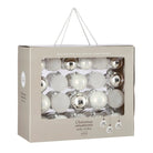 Christmas ball set White by House of Seasons