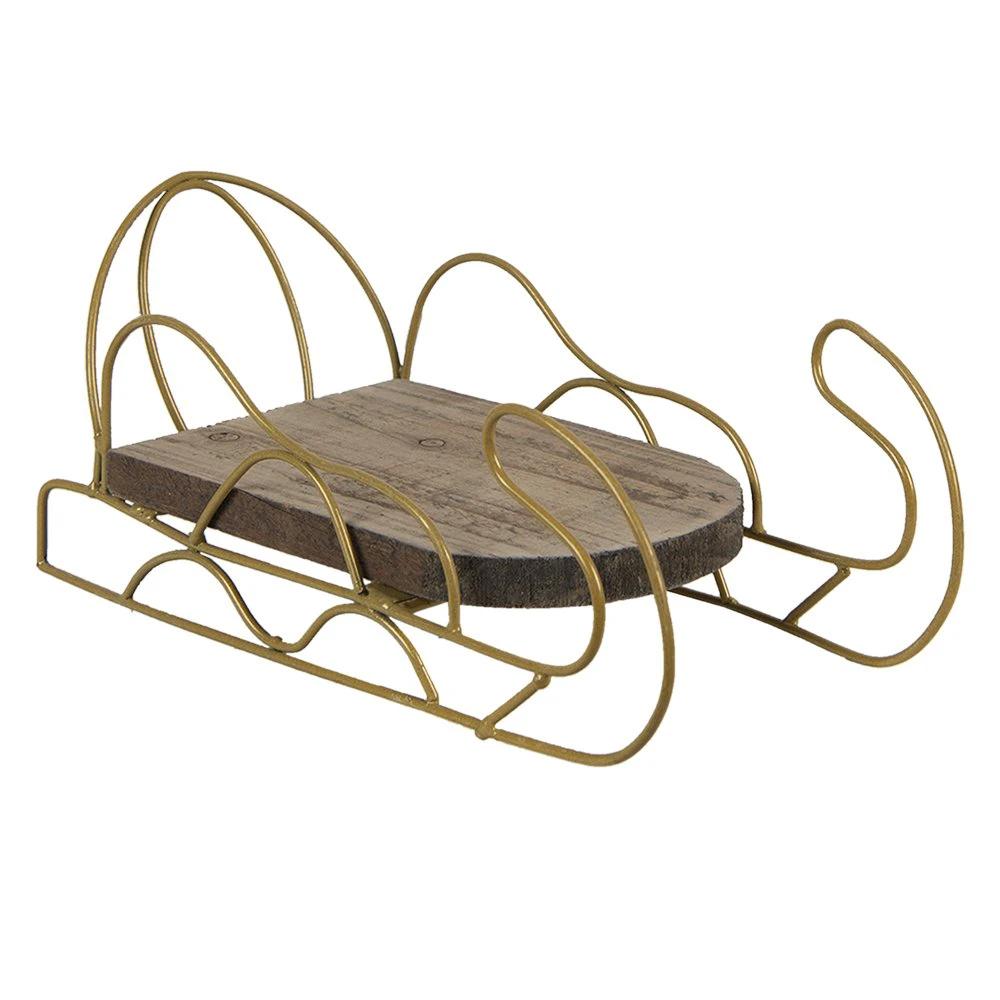 Decoratie slee 26x13x12 cm by Clayre & Eef.