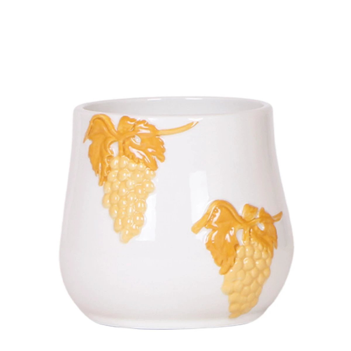 Kolibri Home I Grape pot - Orange - Ø9cm by Kolibri Company