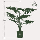 Artificial plant - Philodendron - 60 cm by Green boutiQ