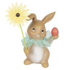 Dekorativer Hase mit Blume 11x9x15 cm von Clayre & Eef.