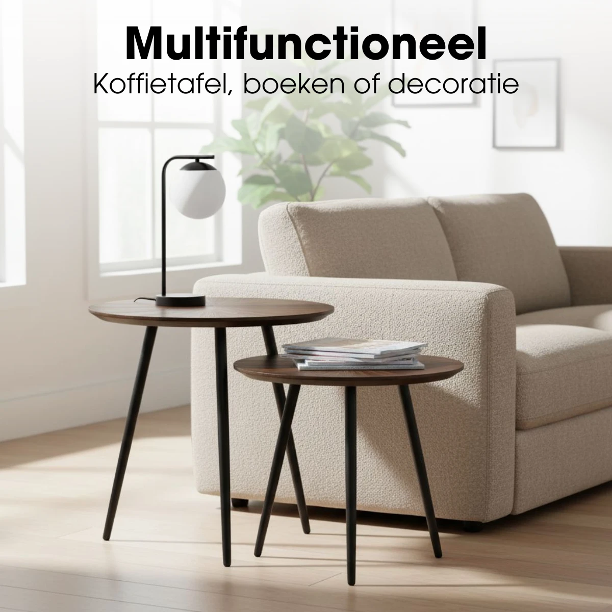 Side table Dane Brown by Mica Decorations