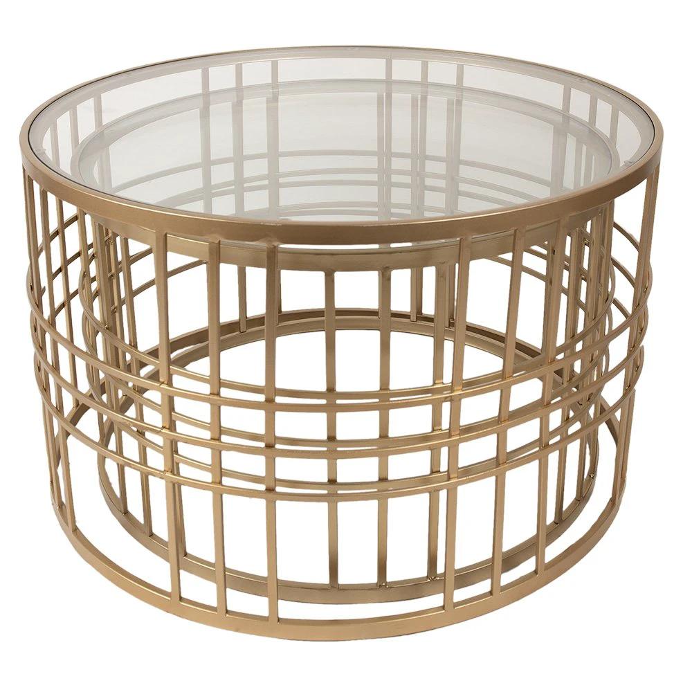 Couchtisch (Set aus 2) Ø 75x46 / Ø 66x41 cm von Clayre & Eef.