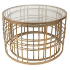Couchtisch (Set aus 2) Ø 75x46 / Ø 66x41 cm von Clayre & Eef.