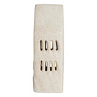 Decoration house with LED 7x6x19 cm Beige ceramics by Clayre & Eef.