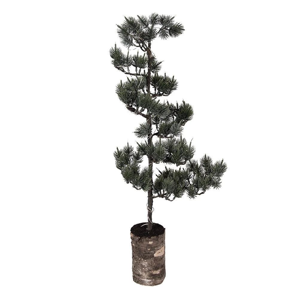 Mini Artificial Christmas Tree 28x28x80 cm / 3xAAA Green Wood by Clayre & Eef.