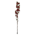 Artificial flower 110 cm red plastic by Clayre & Eef.