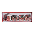Kerstdecoratie Beeld Trein 22x2x7 cm Rood Hout by Clayre & Eef.