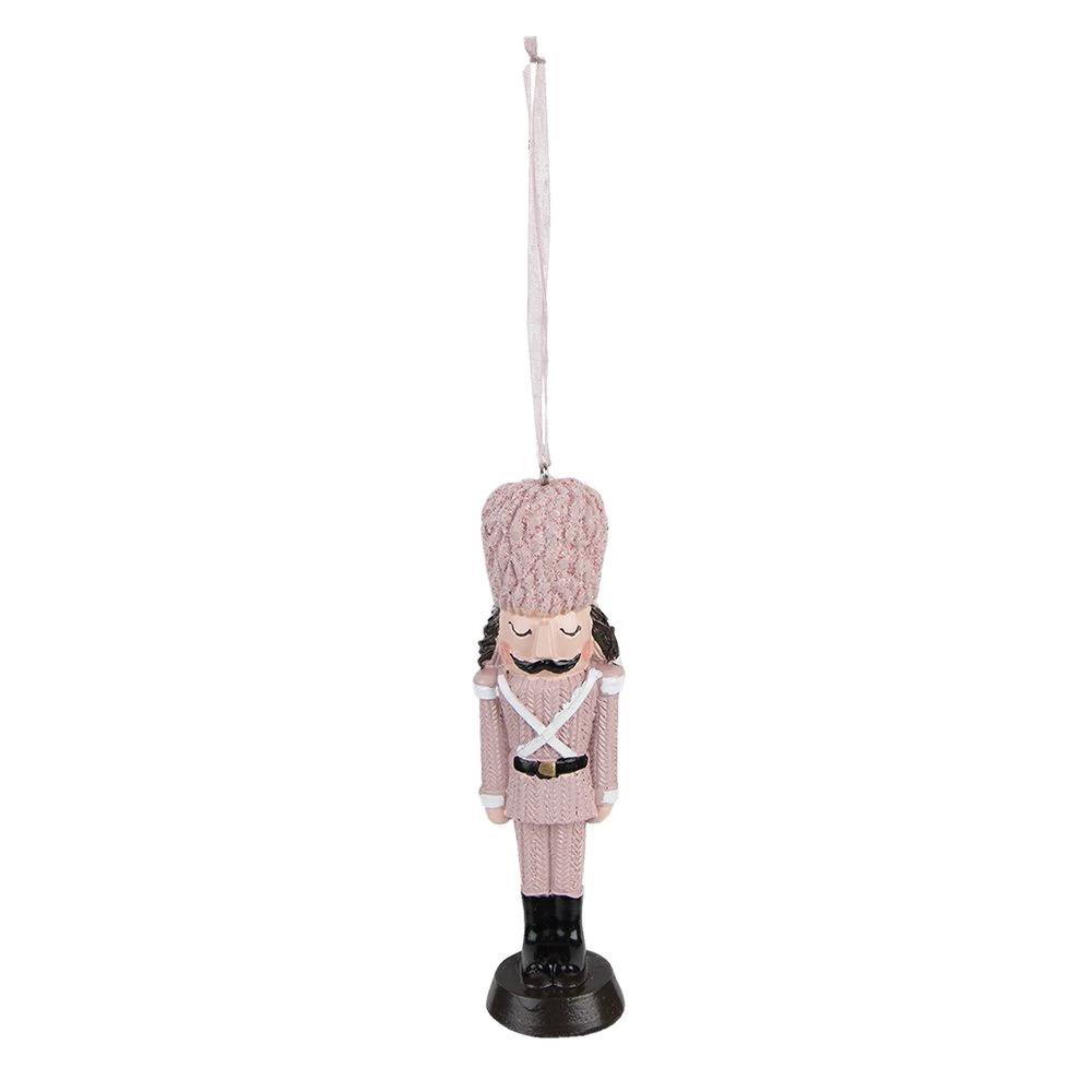 Decoration pendant nutcracker 4x3x13 cm by Clayre & Eef.